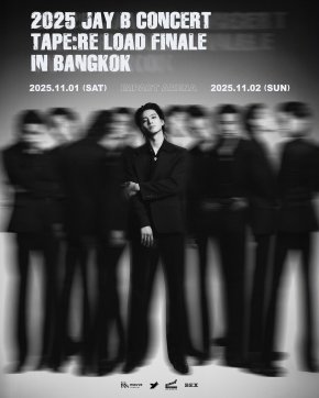 'JAY B' เสิร์ฟคอนเสิร์ต 2025 JAY B CONCERT [TAPE:RE LOAD FINALE] IN BANGKOK ให้แฟนชาวไทยแบบจัดเต็ม! 2 รอบการแสดง 1-2 พ.ย. 68 นี้